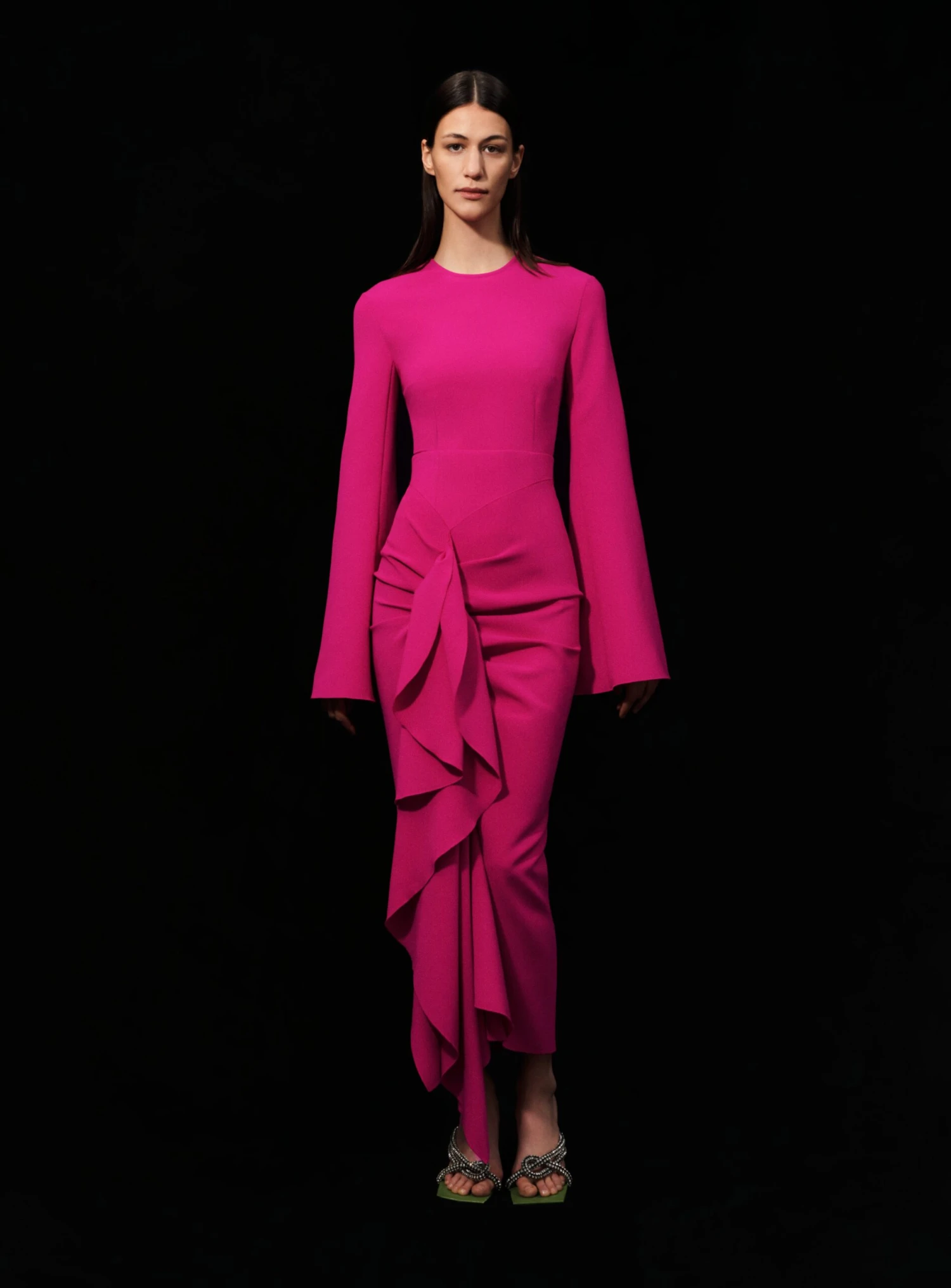 The Nahla Top In Fuchsia 3 The Nahla Top In Fuchsia - Image 2