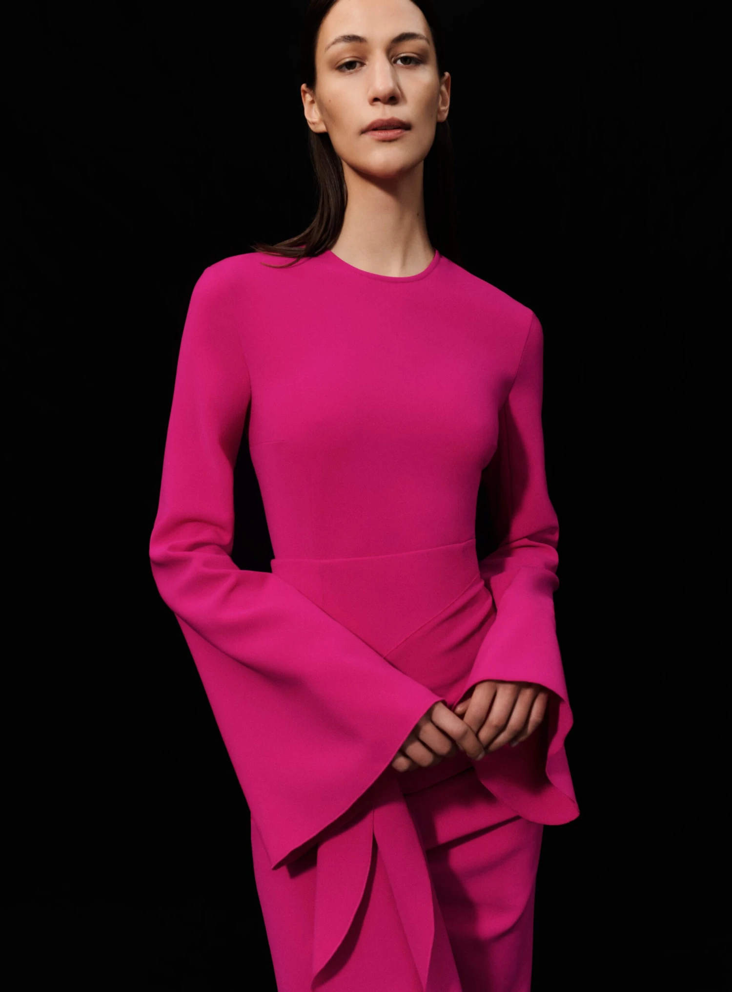 The Nahla Top In Fuchsia 2 The Nahla Top In Fuchsia