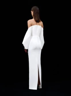 The Lotta Maxi Dress In Cream -Paramount Dresses Store 027 041 v1