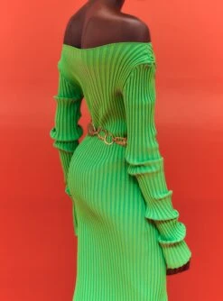 The Loren Maxi Dress In Green