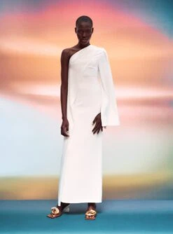 The Marcelle Maxi Dress In Cream -Paramount Dresses Store 02 16 SolaceLondon 46 021 v1