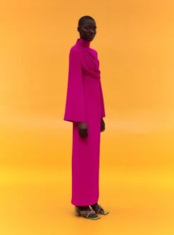 The Lia Maxi Dress In Fuchsia -Paramount Dresses Store 02 19 SolaceLondon 01 017 v1