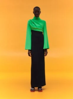 The Lia Maxi Dress In Bright Green & Black -Paramount Dresses Store 02 19 SolaceLondon 07 003 v1