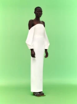 The Lotta Maxi Dress In Cream -Paramount Dresses Store 02 19 SolaceLondon 31 005 v1