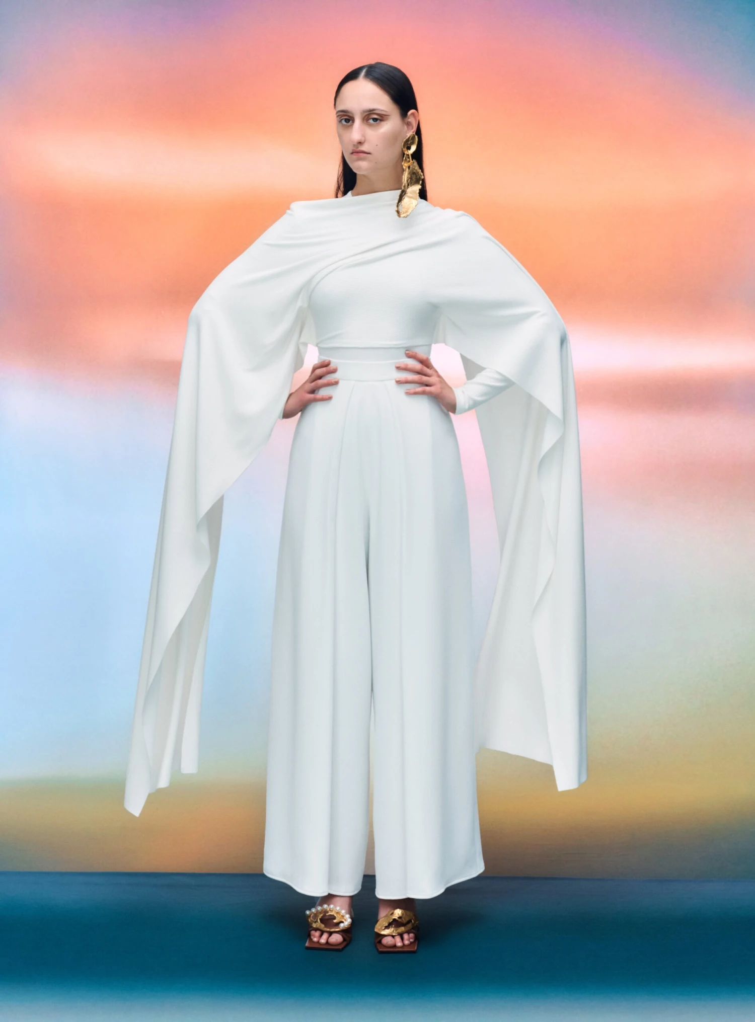 The Ida Trouser In Cream 3 The Ida Trouser In Cream