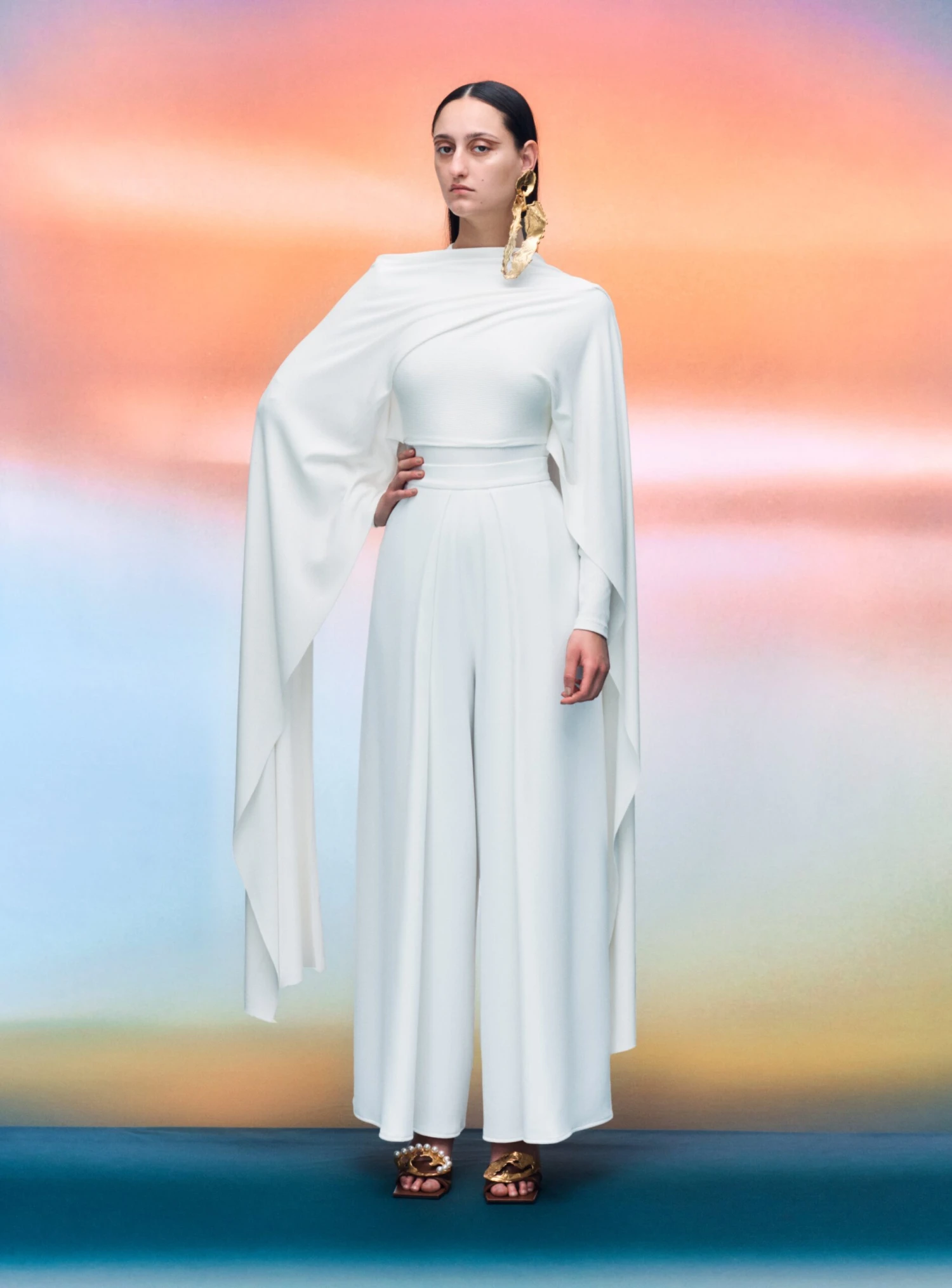 The Ida Trouser In Cream 4 The Ida Trouser In Cream - Image 2