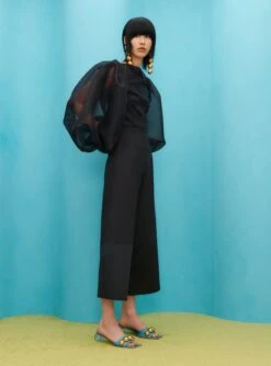 The Nina Trouser In Black -Paramount Dresses Store 05 24 SolaceLondon RS22 56 047 v1