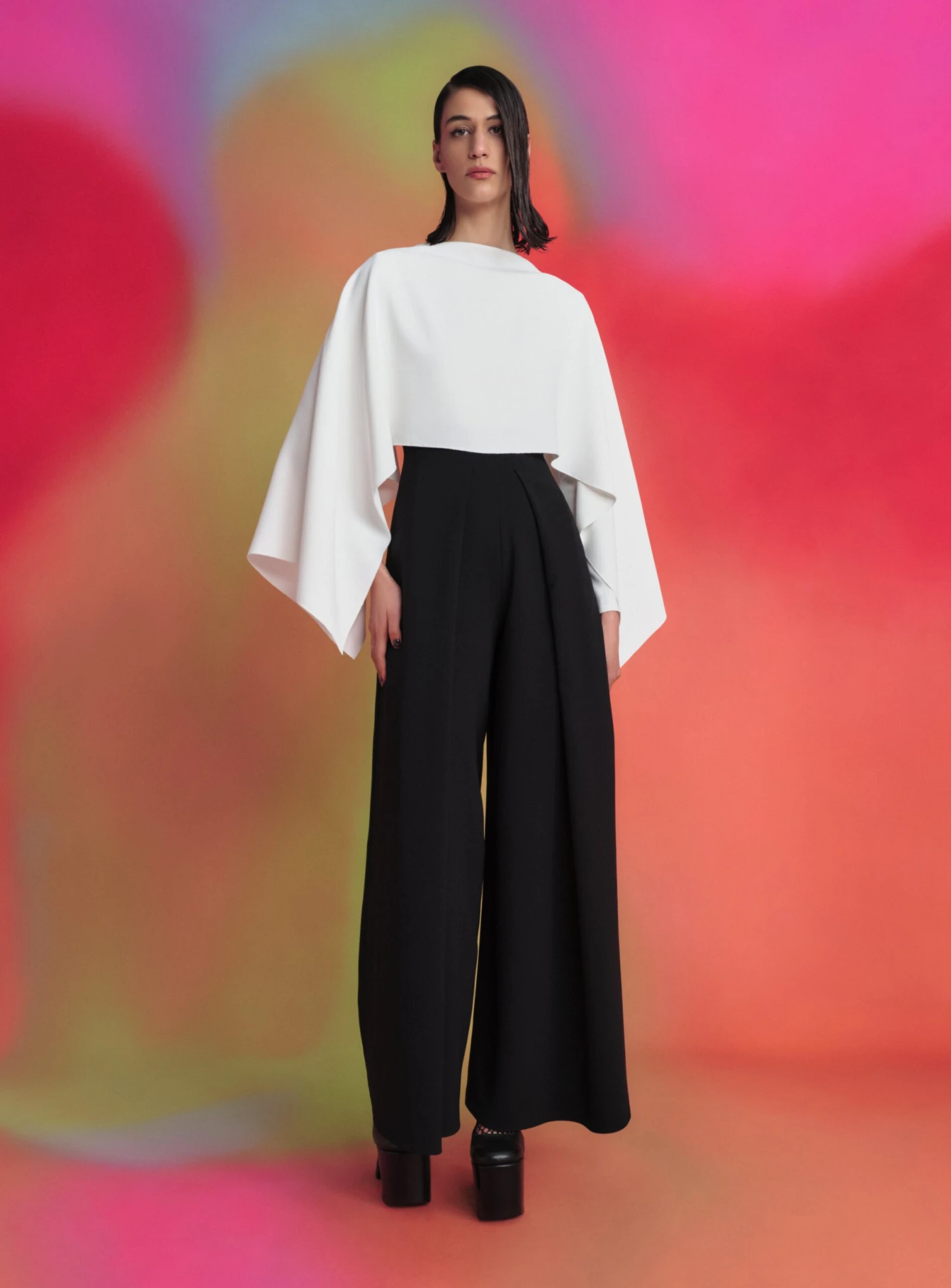 The Lara Jumpsuit In Cream & Black 6 The Lara Jumpsuit In Cream & Black - Image 4