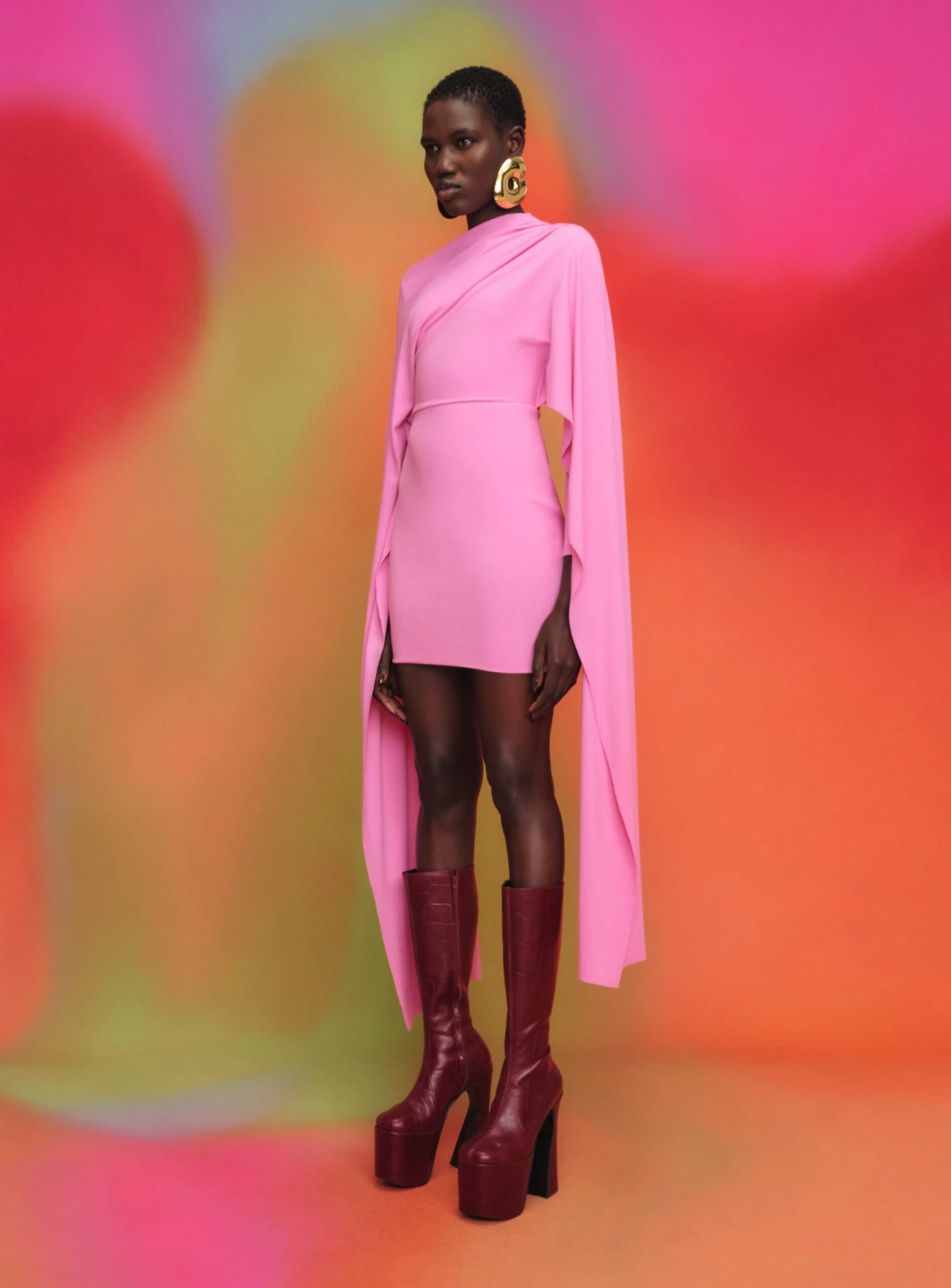 The Leona Mini Dress In Bubblegum 3 The Leona Mini Dress In Bubblegum - Image 2