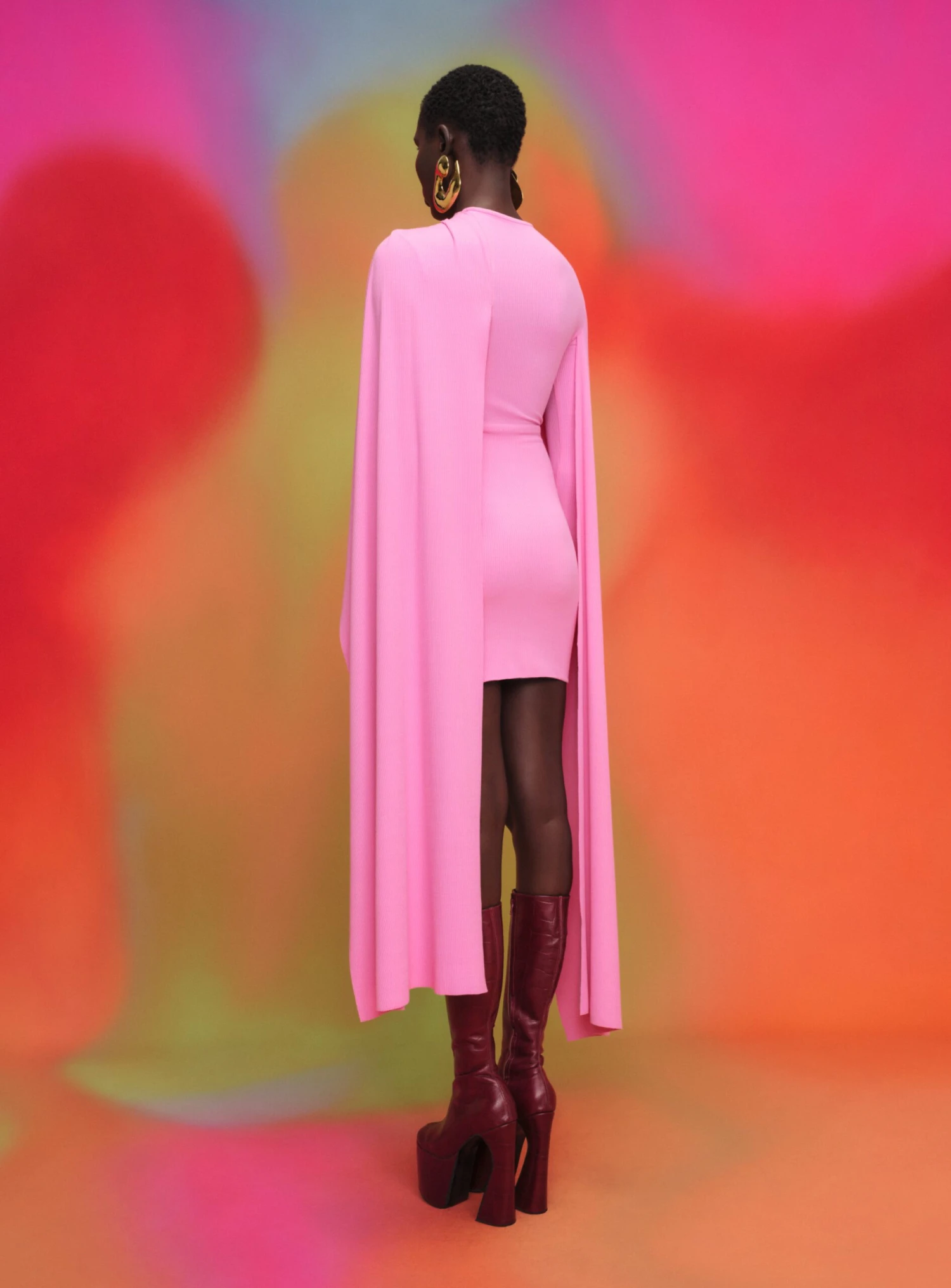 The Leona Mini Dress In Bubblegum 4 The Leona Mini Dress In Bubblegum - Image 3