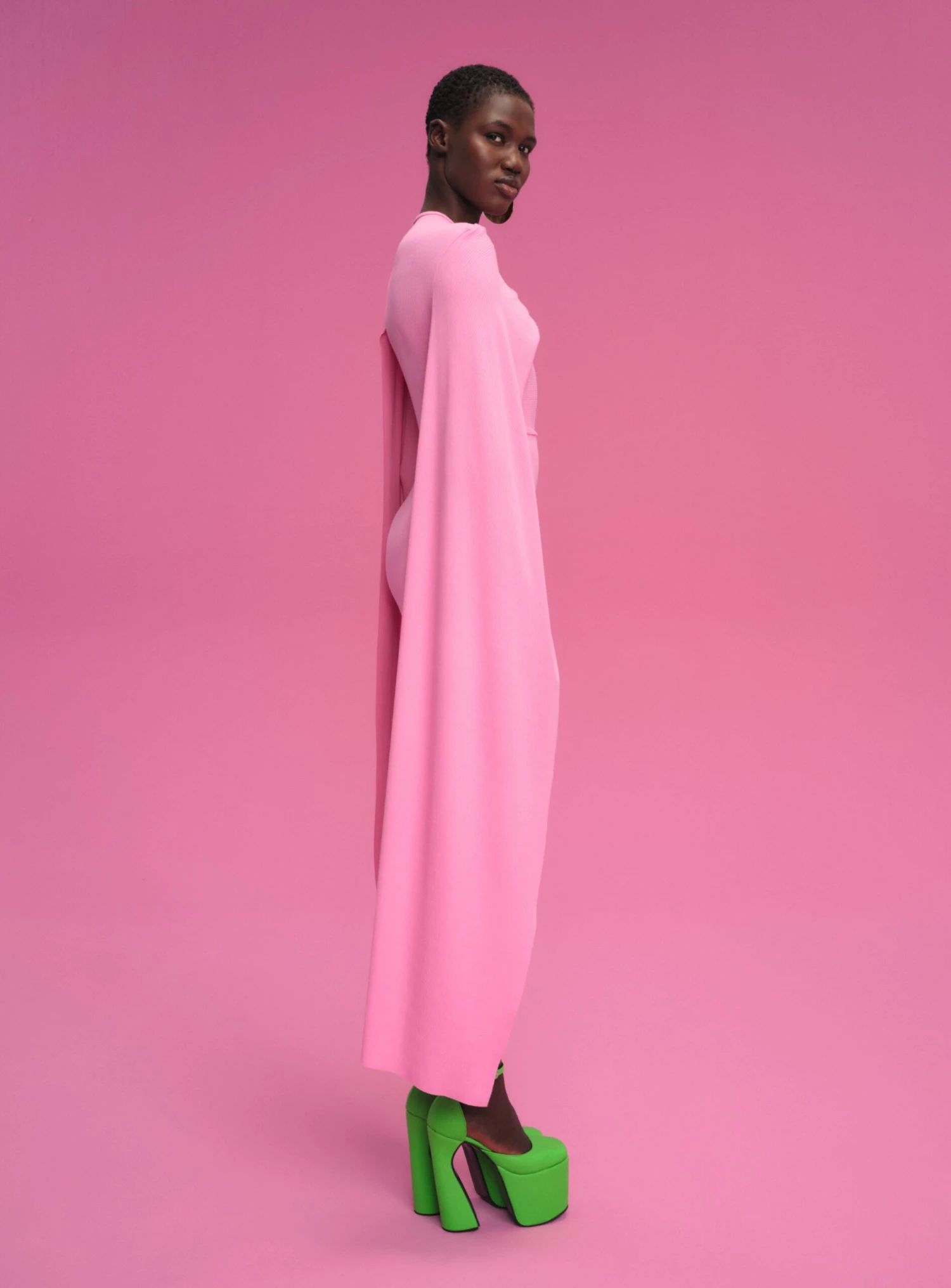 The Tilda Midi Dress In Bubblegum 5 The Tilda Midi Dress In Bubblegum - Image 3