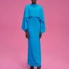 The Yael Maxi Dress In Azure 1 The Yael Maxi Dress In Azure -Paramount Dresses Store 211119 SolaceLondon PF22 Look 38 055 v1