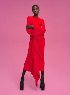 The Giana Skirt In Red