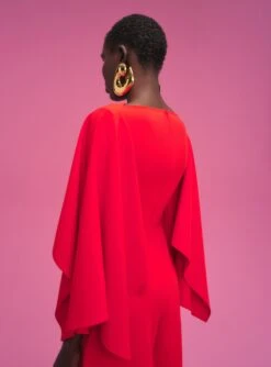 The Lara Jumpsuit In Red -Paramount Dresses Store 211119 SolaceLondon PF22 Look 54 034 v2