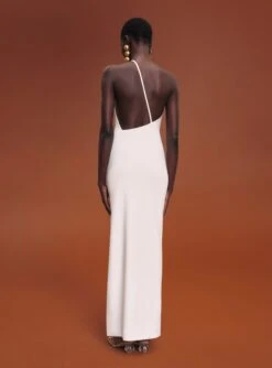 The Petch Maxi Dress In Cream -Paramount Dresses Store 211209 SolaceLondon RS22 Look 04 021