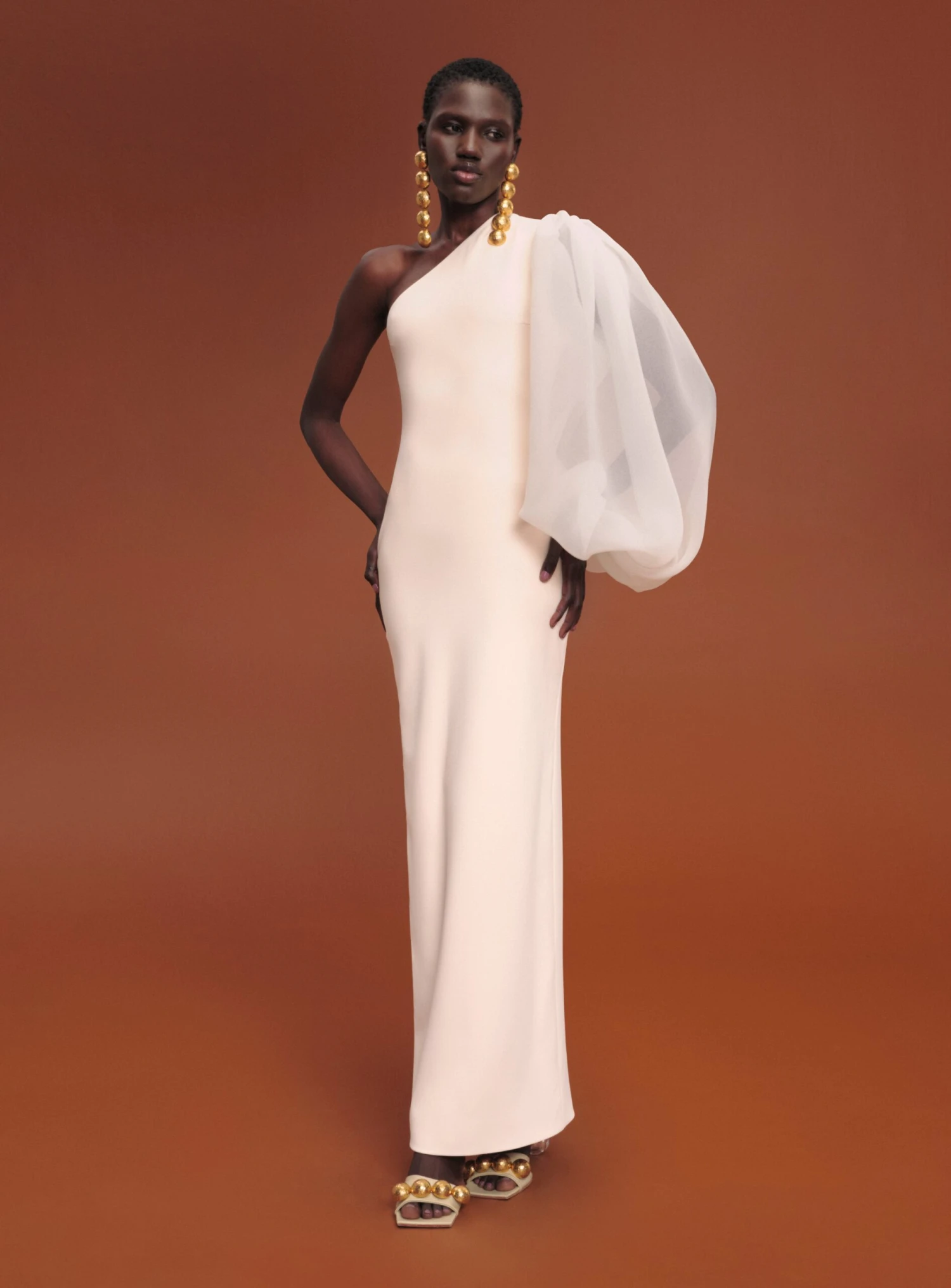 The Hudson Maxi Dress In Ivory 5 The Hudson Maxi Dress In Ivory - Image 3