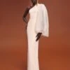 The Hudson Maxi Dress In Ivory 2 The Hudson Maxi Dress In Ivory -Paramount Dresses Store 211209 SolaceLondon RS22 Look 20 022