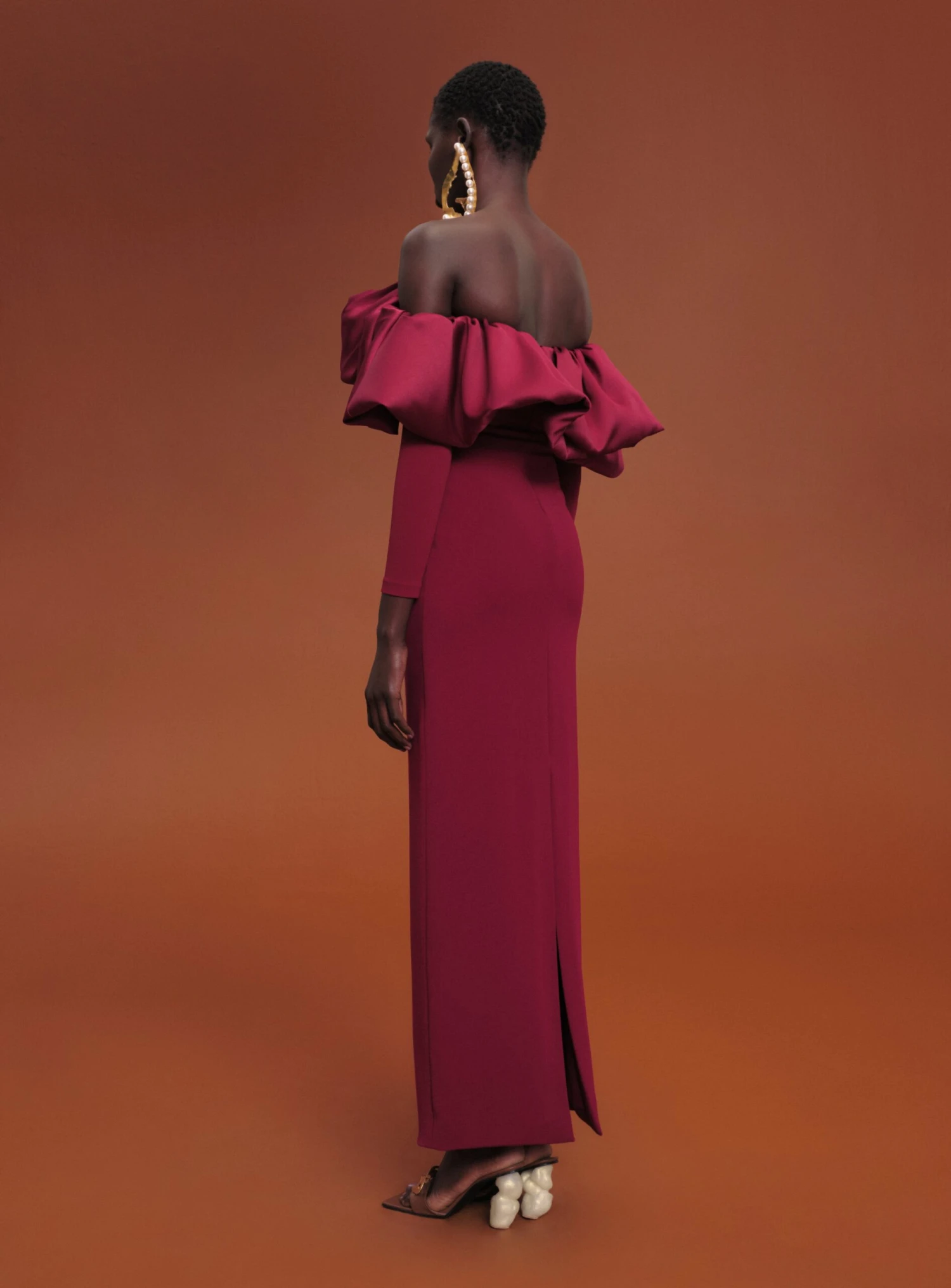 The Elson Maxi Dress In Mulberry 4 The Elson Maxi Dress In Mulberry - Image 2