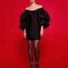 The Lila Mini Dress In Black 1 The Lila Mini Dress In Black -Paramount Dresses Store 220120 SolaceLondon FW22 20 006 v1