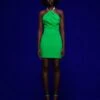 The Kami Mini Dress In Green