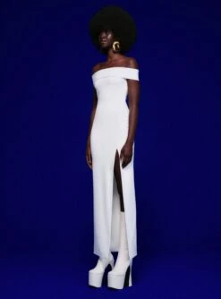 The Martina Maxi Dress In Cream 6 The Martina Maxi Dress In Cream -Paramount Dresses Store 220121 SolaceLondon FW22 29 046 v1