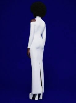 The Ares Maxi Dress In Cream 8 The Ares Maxi Dress In Cream -Paramount Dresses Store 220121 SolaceLondon FW22 35 015 v1