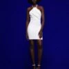 The Kami Mini Dress In Cream -Paramount Dresses Store 220121 SolaceLondon FW22 42 003 v1