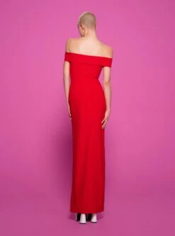 The Martina Maxi Dress In Red -Paramount Dresses Store 220124 SolaceLondon FW22 51 102 v1