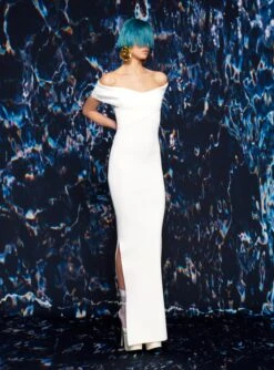 The Adina Maxi Dress In Cream