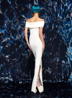 The Adina Maxi Dress In Cream -Paramount Dresses Store 220210 SolaceLondon SS22 14 210 v1