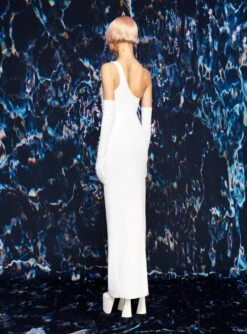 The Loretta Maxi Dress In Cream -Paramount Dresses Store 220210 SolaceLondon SS22 18 093 v1