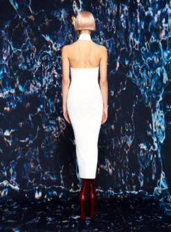 The Heloise Midi Dress In Cream -Paramount Dresses Store 220211 SolaceLondon SS22 19 088 v1