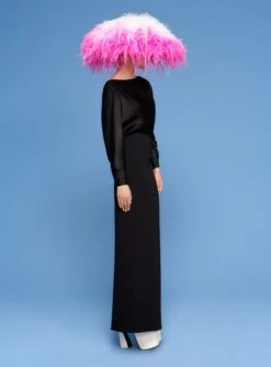 The Aurora Maxi Dress In Black -Paramount Dresses Store 220211 SolaceLondon SS22 26 066 v1