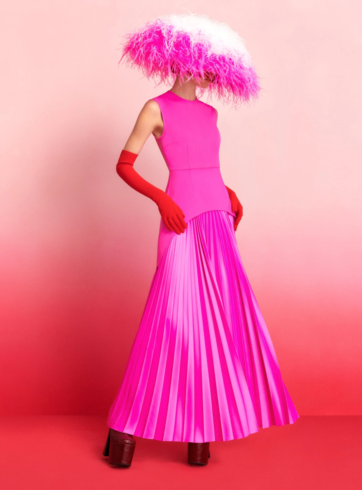 The Sofija Maxi Dress In Fuchsia 3 The Sofija Maxi Dress In Fuchsia