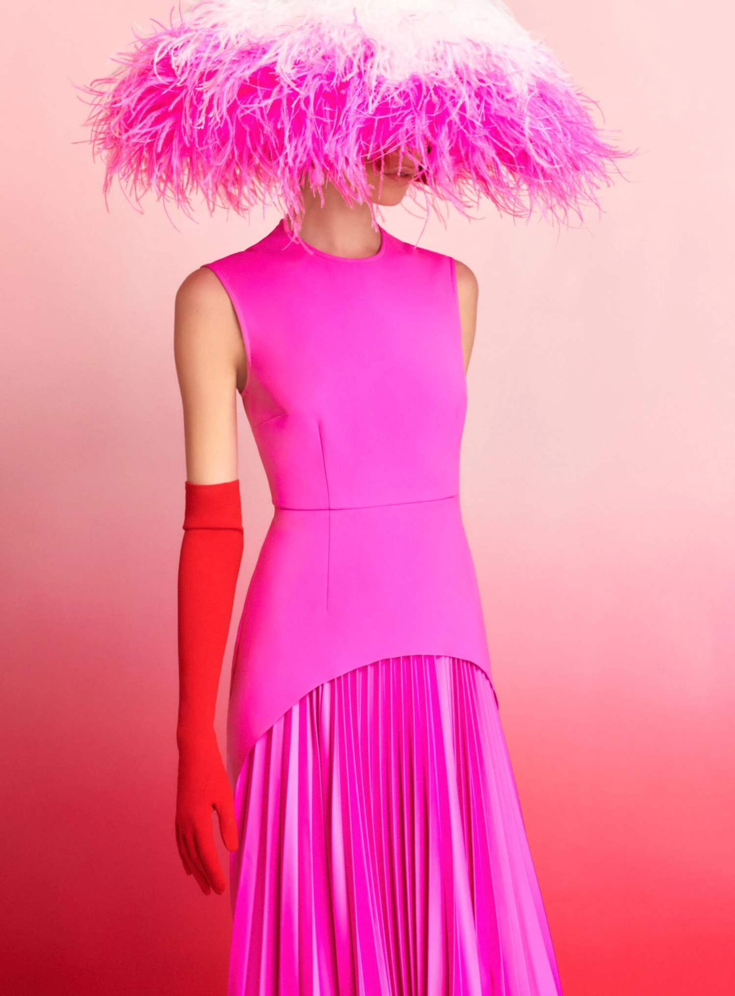 The Sofija Maxi Dress In Fuchsia 5 The Sofija Maxi Dress In Fuchsia - Image 3