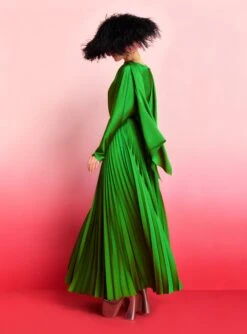 The Etta Bodysuit In Bright Green -Paramount Dresses Store 220408 SolaceLondon RS23 20 034 R2