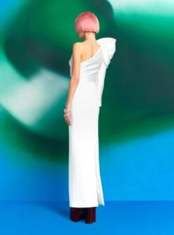 The Lexi Maxi Dress In Cream -Paramount Dresses Store 220408 SolaceLondon RS23 27 143 R1