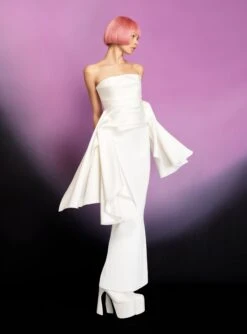 The Darra Maxi Dress In Cream -Paramount Dresses Store 220411 SolaceLondon RS23 49 020 R1