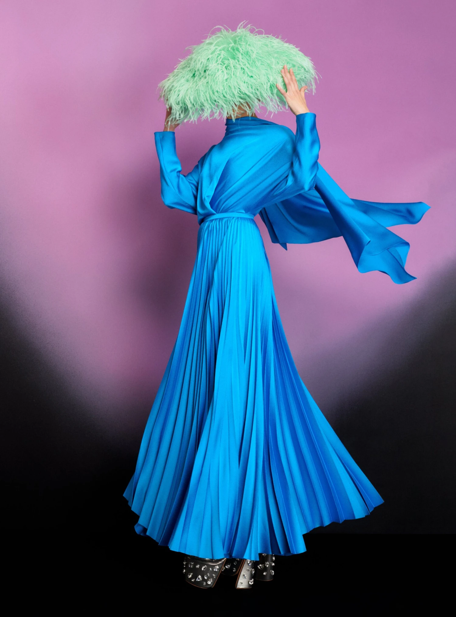 The Etta Bodysuit In Blue 6 The Etta Bodysuit In Blue - Image 4