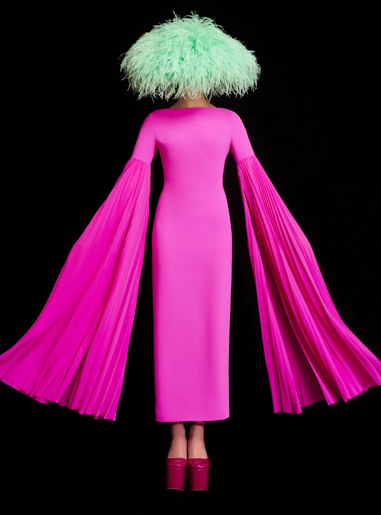 The Grace Maxi Dress In Fuchsia 4 The Grace Maxi Dress In Fuchsia - Image 2