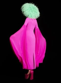 The Grace Maxi Dress In Fuchsia 9 The Grace Maxi Dress In Fuchsia -Paramount Dresses Store 220411 SolaceLondon RS23 59 061