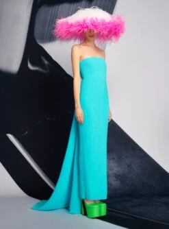 The Harlee Maxi Dress In Turquoise