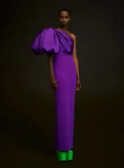 The Karli Maxi Dress In Purple