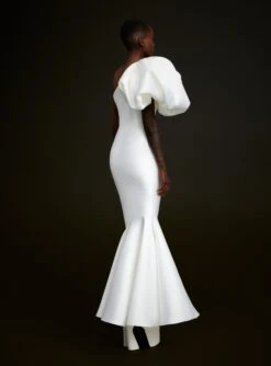 The Summer Maxi Dress In Cream -Paramount Dresses Store 220714 SolaceLondon SS23 08 172 R1