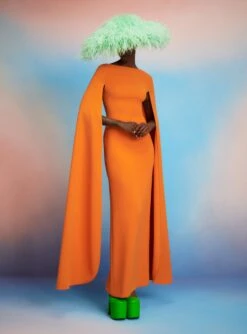 The Sadie Maxi Dress In Apricot