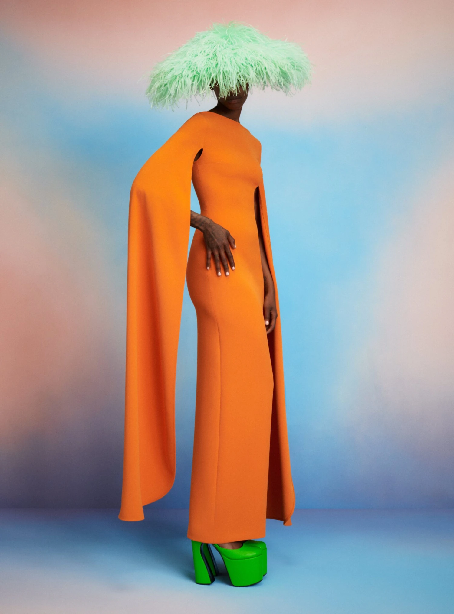 The Sadie Maxi Dress In Apricot 4 The Sadie Maxi Dress In Apricot - Image 2