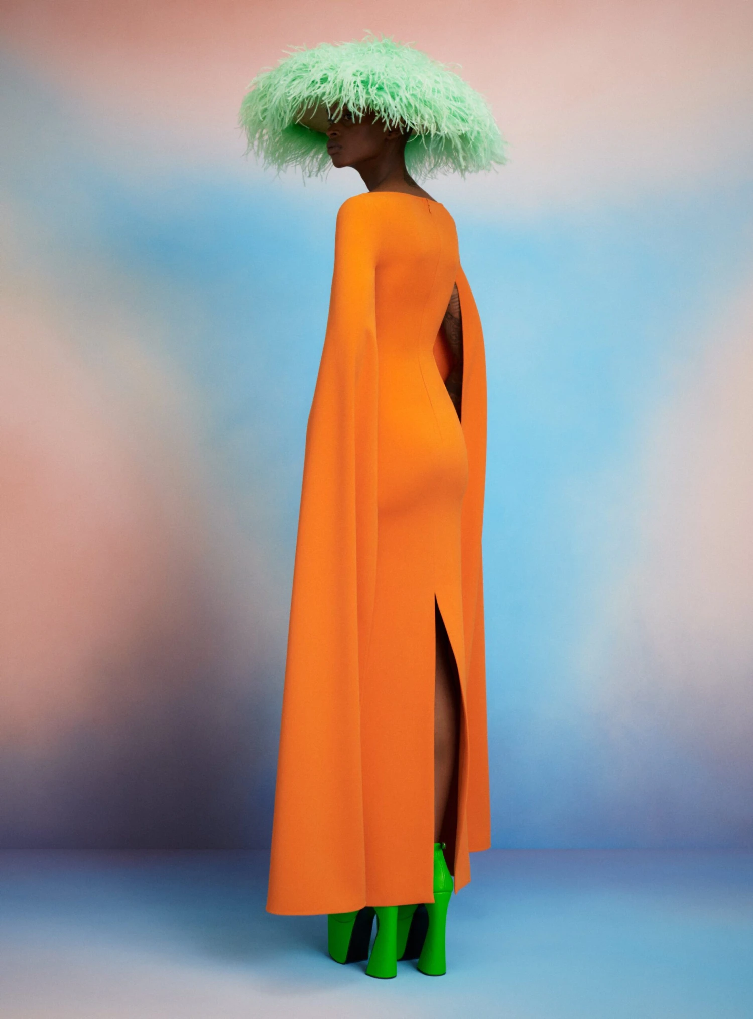 The Sadie Maxi Dress In Apricot 6 The Sadie Maxi Dress In Apricot - Image 4