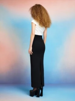 The Selia Maxi Dress In Cream & Black 13 The Selia Maxi Dress In Cream & Black -Paramount Dresses Store 220715 SolaceLondon SS23 34 118 R1