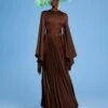 The Sage Maxi Dress In Mocha 2 The Sage Maxi Dress In Mocha -Paramount Dresses Store 220718 SolaceLondon SS23 50 043 R1