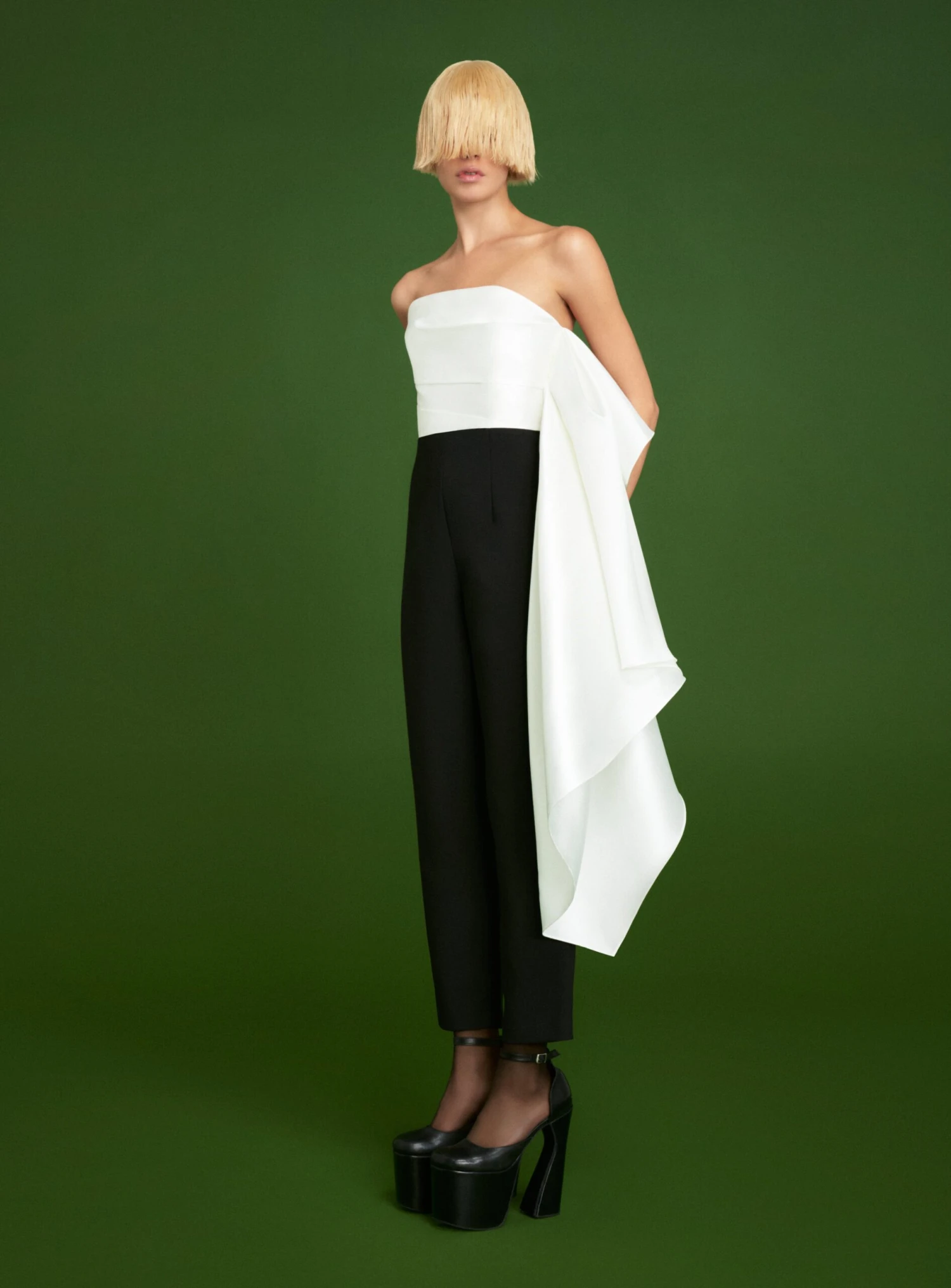 The Arlo Jumpsuit In Black & Cream 4 The Arlo Jumpsuit In Black & Cream - Image 2